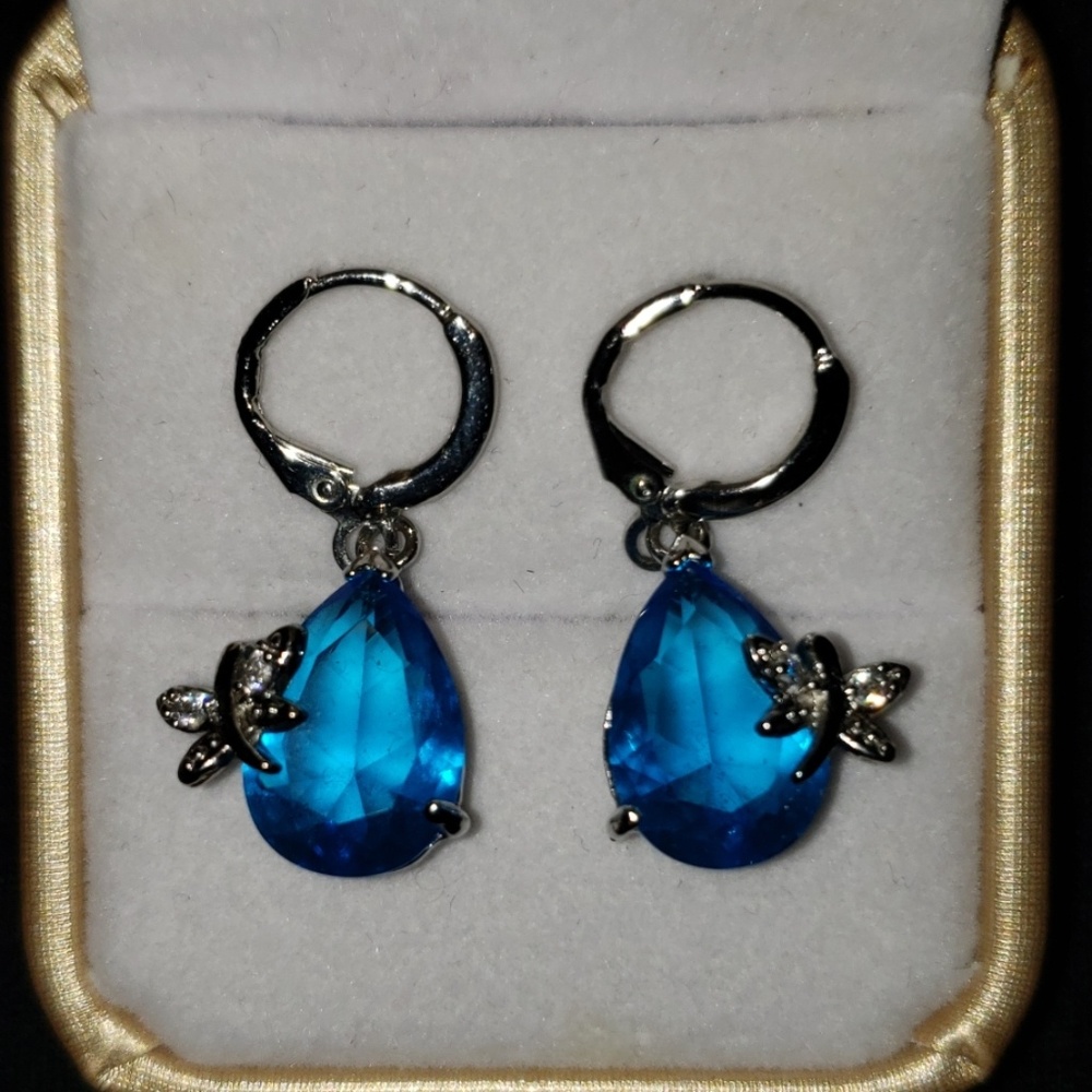 Silver earrings